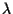 $\lambda$
